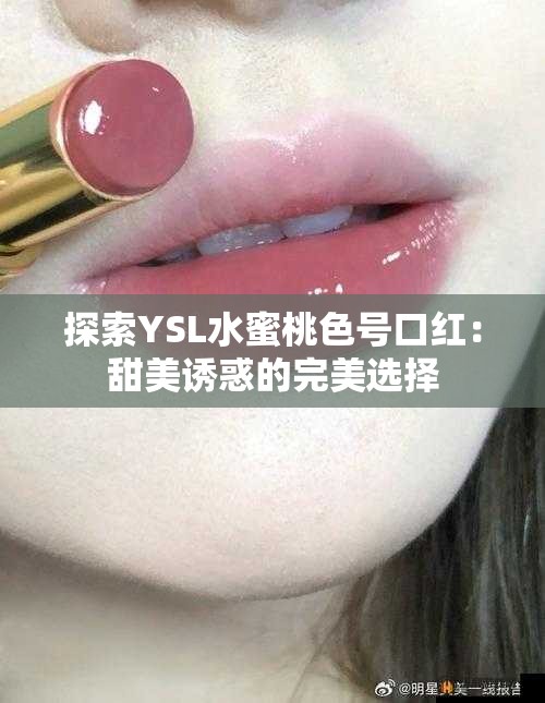 探索YSL水蜜桃色号口红：甜美诱惑的完美选择