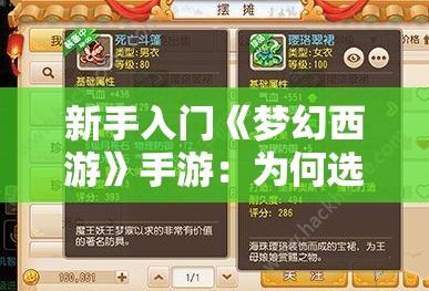 新手入门《梦幻西游》手游：为何选择官方服务器更佳