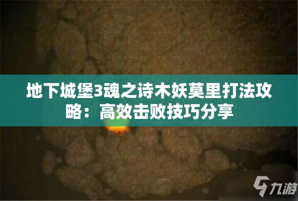 地下城堡3魂之诗木妖莫里打法攻略：高效击败技巧分享